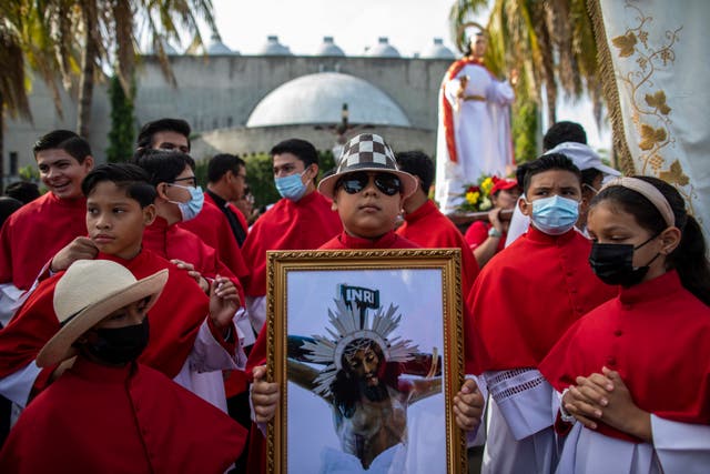APTOPIX Nicaragua Holy Week