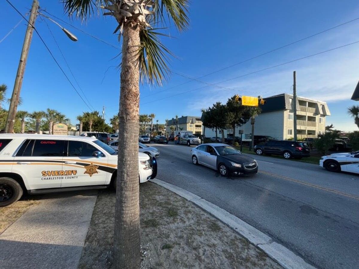 Dozens flee South Carolina beach as four people shot