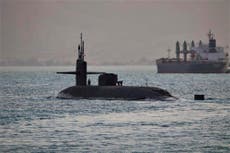 US deploys guided-missile submarine amid tensions with Iran