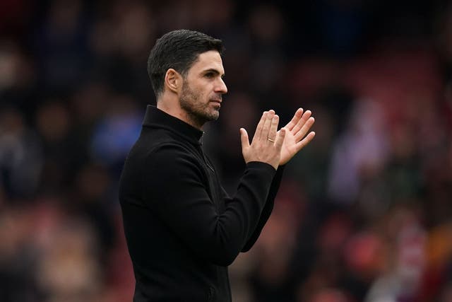 Arsenal manager Mikel Arteta is delighted with the impact his signings have made (John Walton/PA).