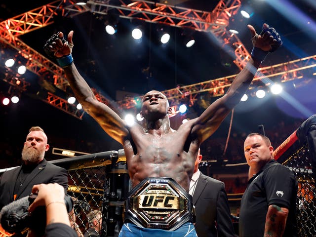 <p>Israel Adesanya regained the UFC middleweight title from long-time rival Alex Pereira</p>