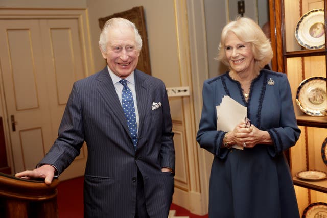 The King with the Queen Consort (Chris Jackson/PA)