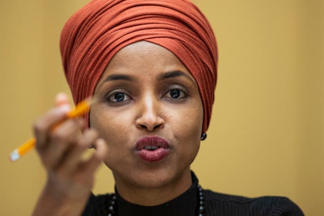 <p>Congresswoman Ilhan Omar has been an outspoken critic of Israel’s war in Gaza. Her daughter was suspended from Columbia for protesting on Thursday </p>