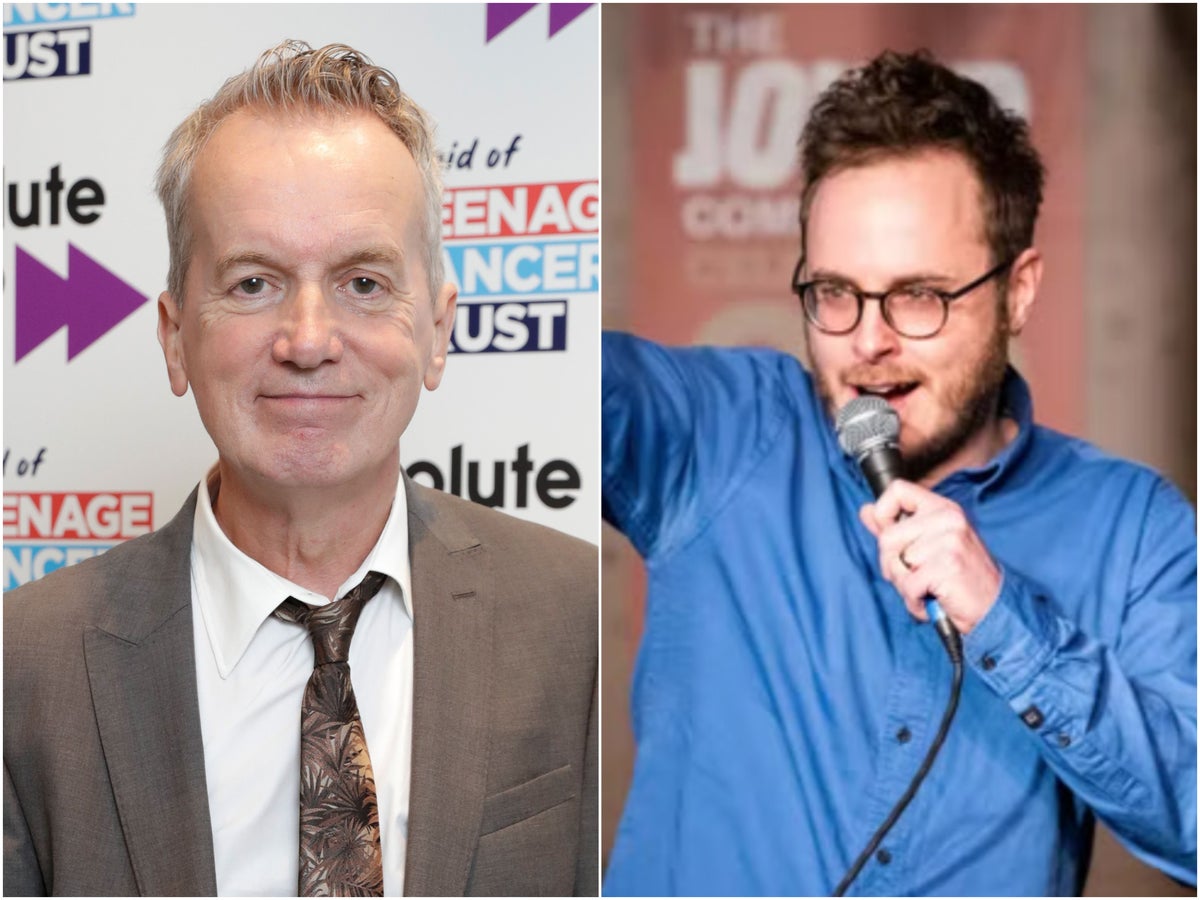 Frank Skinner cries as he pays tribute to former co-host Gareth Richards live on radio