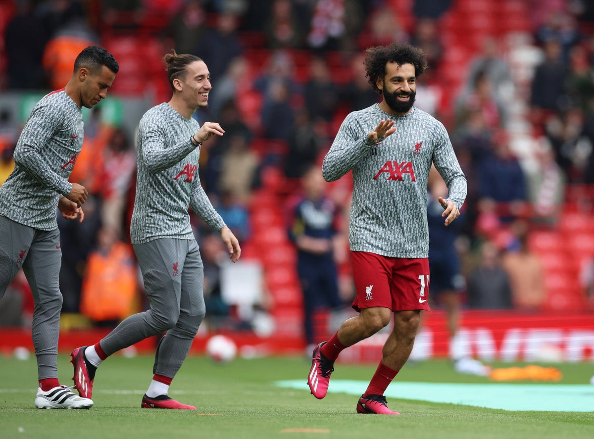 Liverpool vs Arsenal LIVE: Team news, line-ups as Salah and Saka start crunch Premier League clash
