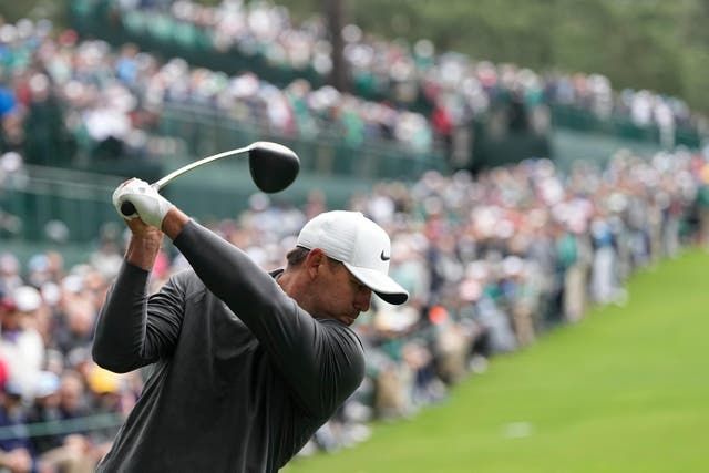 Brooks Koepka will take a two-shot lead into the final round of the Masters (David J. Phillip/AP)