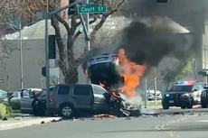 One dead and 10 injured after police chase of 13-year-old in stolen car