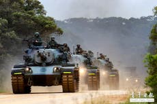 China dispatches scores of warplanes towards Taiwan in show of force after US meeting
