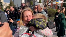 Ukrainian children reunited with families after being taken to Russia