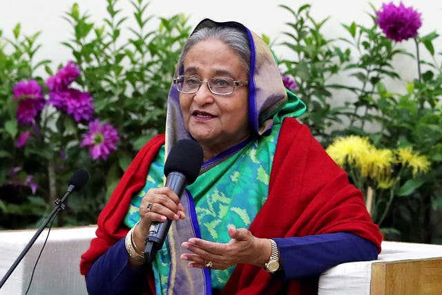 <p>Bangladesh prime minister Sheikh Hasina</p>