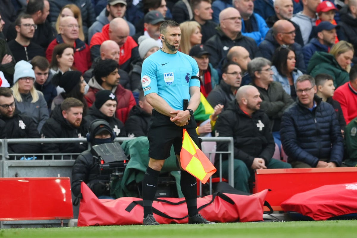 Assistant referee involved in Andy Robertson incident stood down during investigation