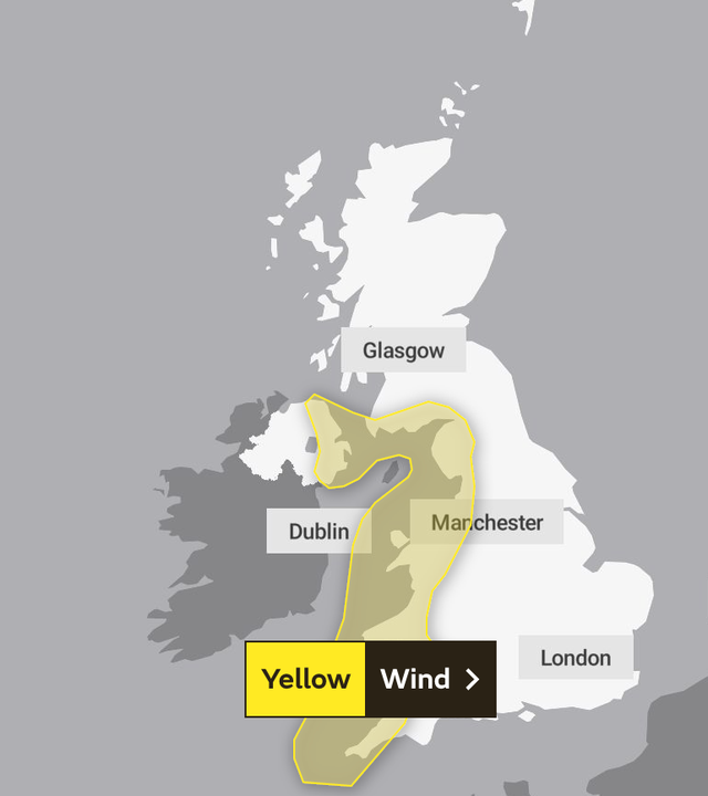 UK weather: New warnings for strong winds as heavy rain and showers end ...