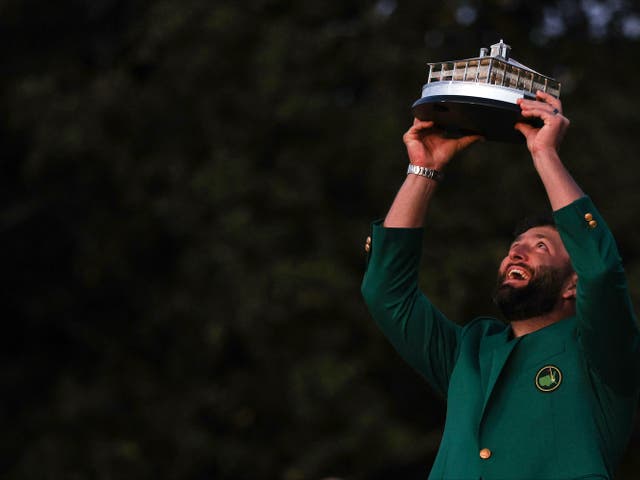 <p>Jon Rahm secured his second major championship with victory at Augusta </p>