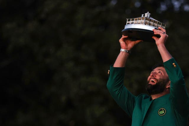 <p>Jon Rahm secured his second major championship with victory at Augusta </p>