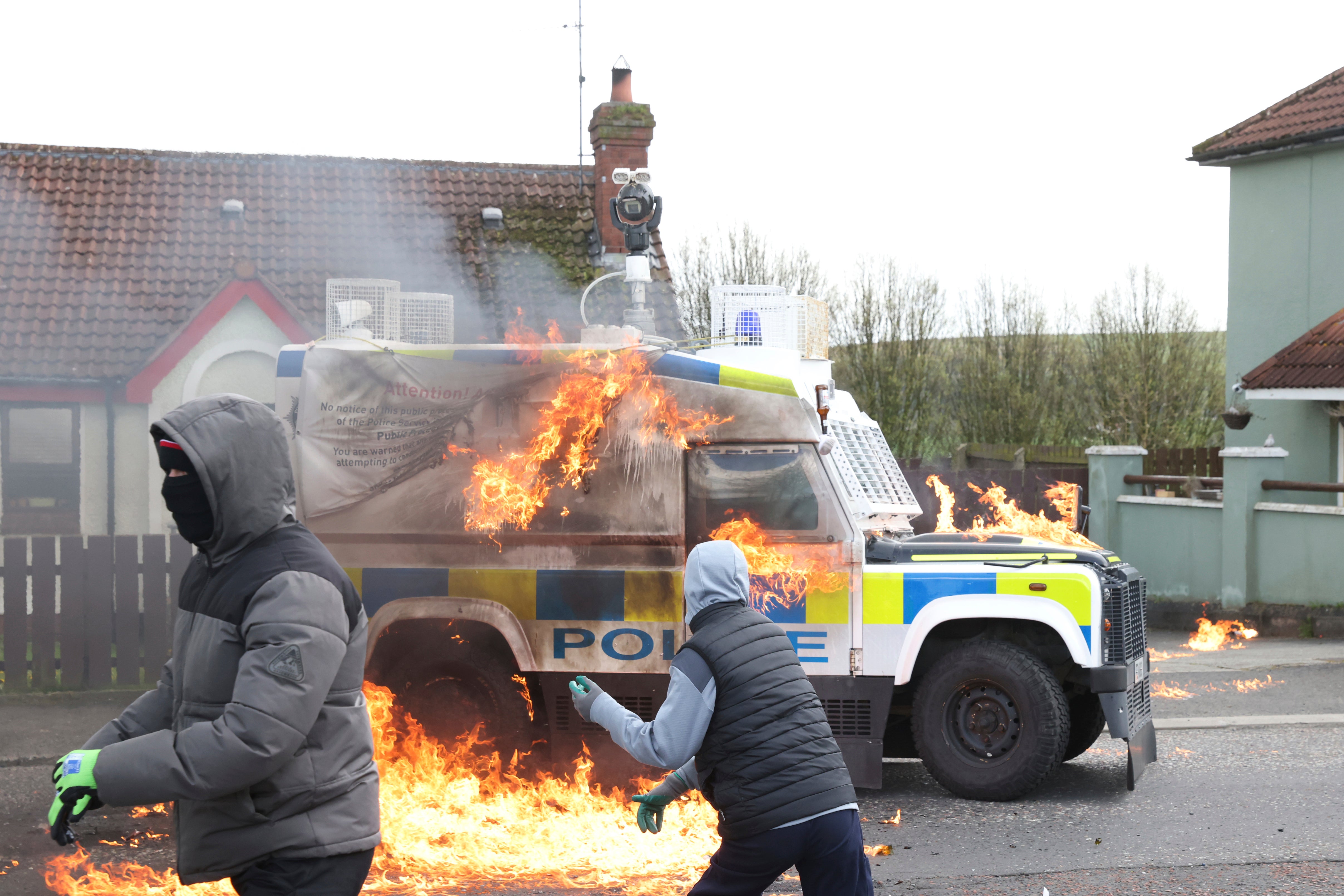 APTOPIX Britain Northern Ireland Parade