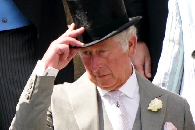 The then Prince of Wales at Royal Ascot (Andrew Matthews/PA)