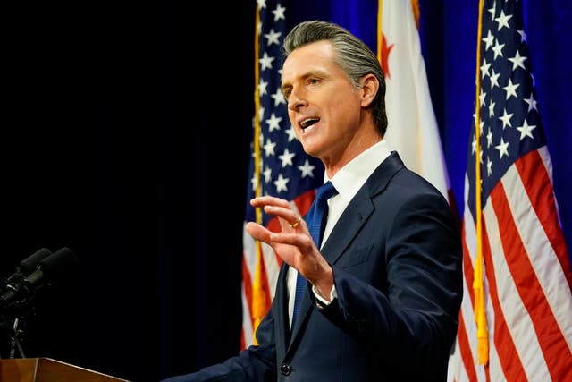 <p>California Governor Gavin Newsom criticised a book featuring Winnie the Pooh discussing how to survive a mass shooting that was given to Texas schoolchildren </p>