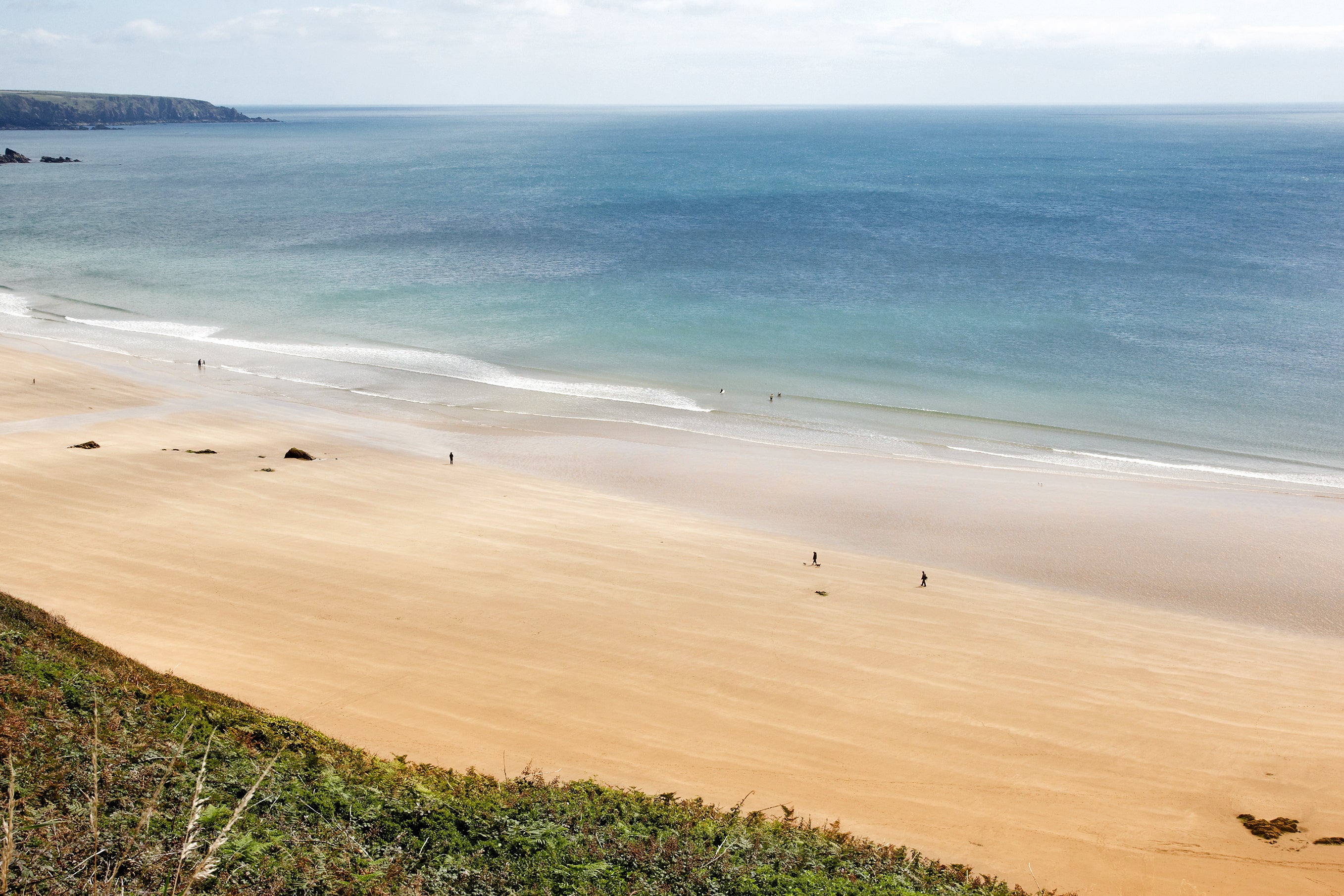 More than a mile of sand makes up Marloes Beach in Pembrokeshire – and dogs will love it