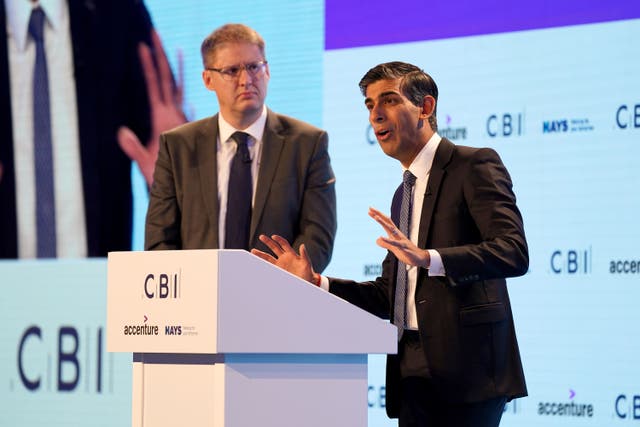 The CBI claims to represent around 190,000 businesses across the UK, which between them employ nearly seven million people (Jacob King/PA)