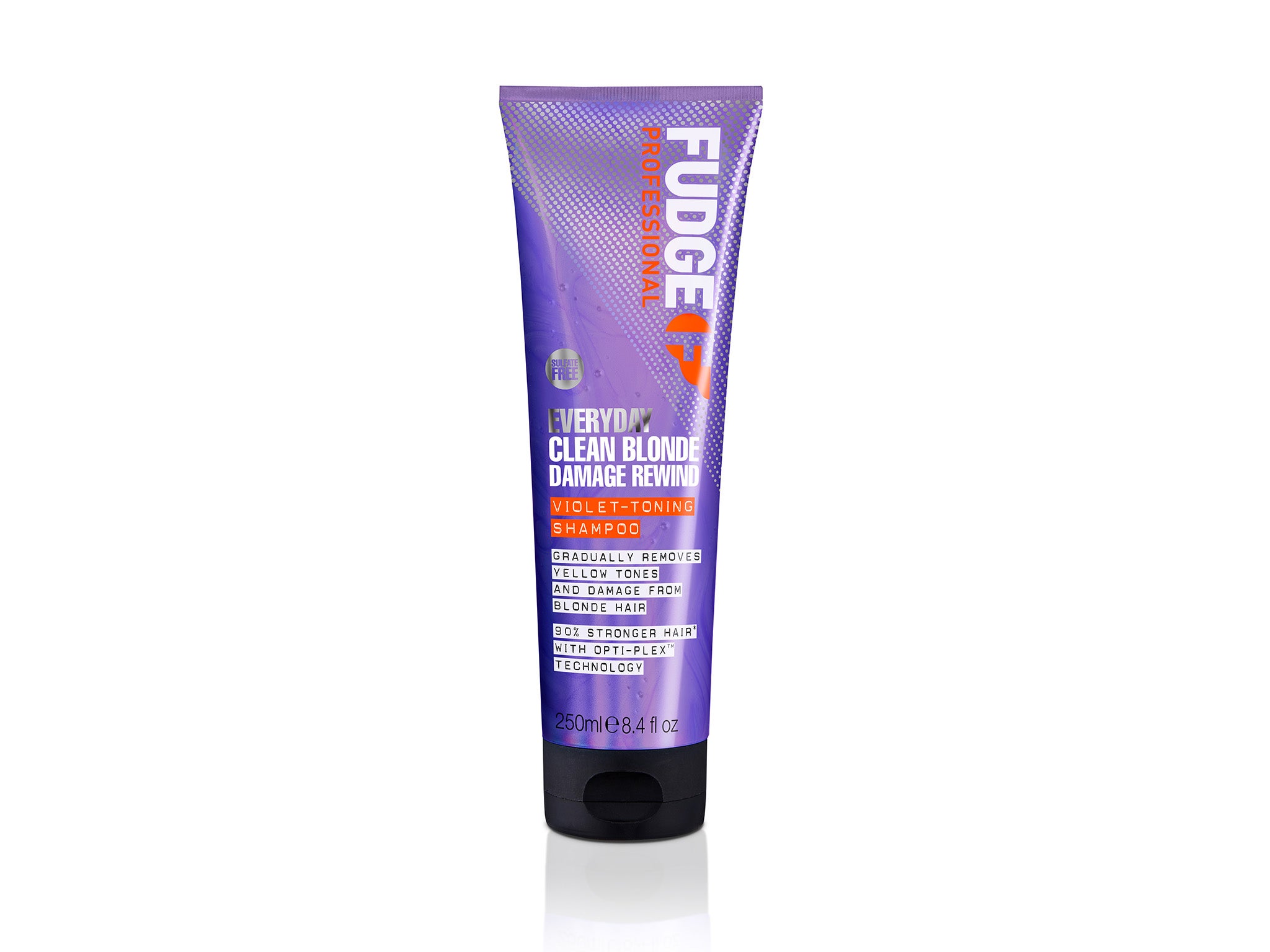 Fudge Professional everyday clean blonde damage rewind violet toning shampoo