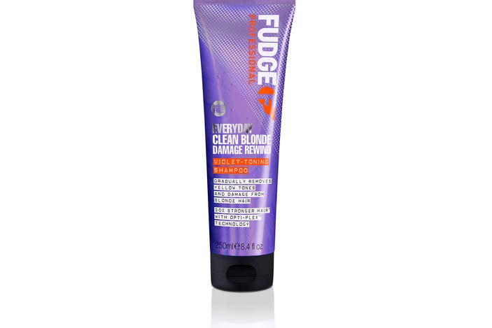 Fudge Professional everyday clean blonde damage rewind violet toning shampoo