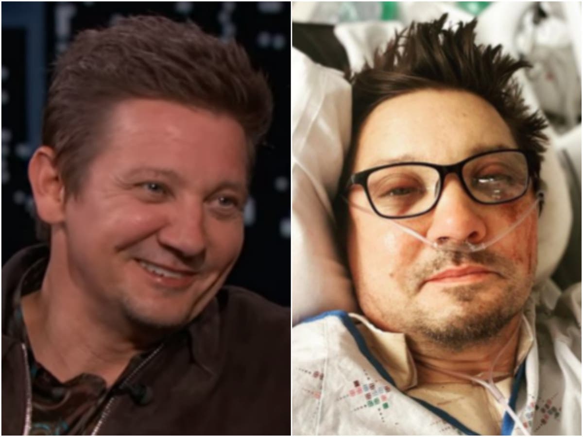 Jeremy Renner says he was ‘kicked out’ of hospital after snowplough accident