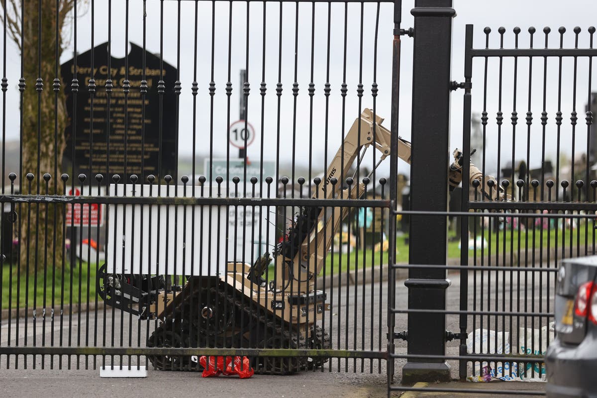 Four suspected pipe bombs found in Derry cemetery after violent disorder