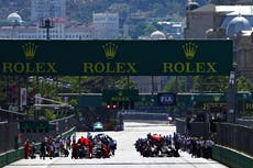 F1 race schedule: What time is the Azerbaijan Grand Prix?