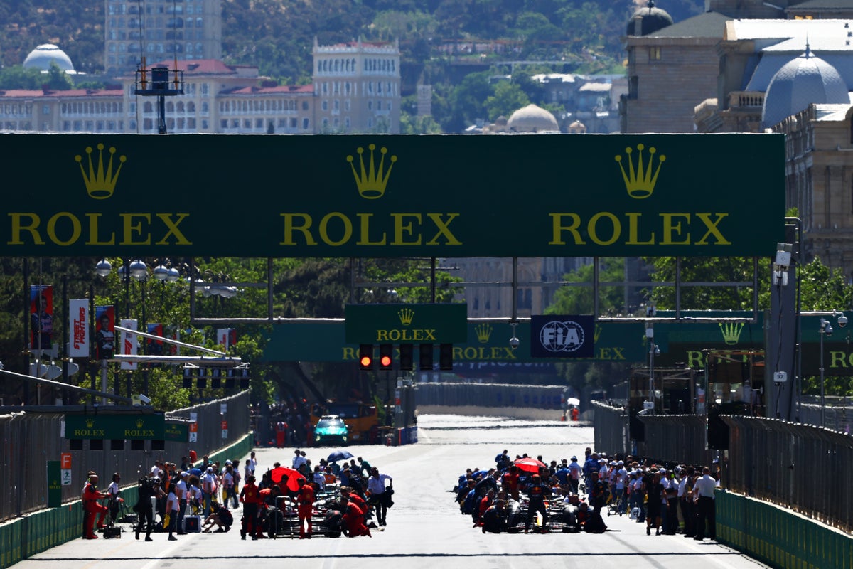 F1 race schedule What time is the Azerbaijan Grand Prix?