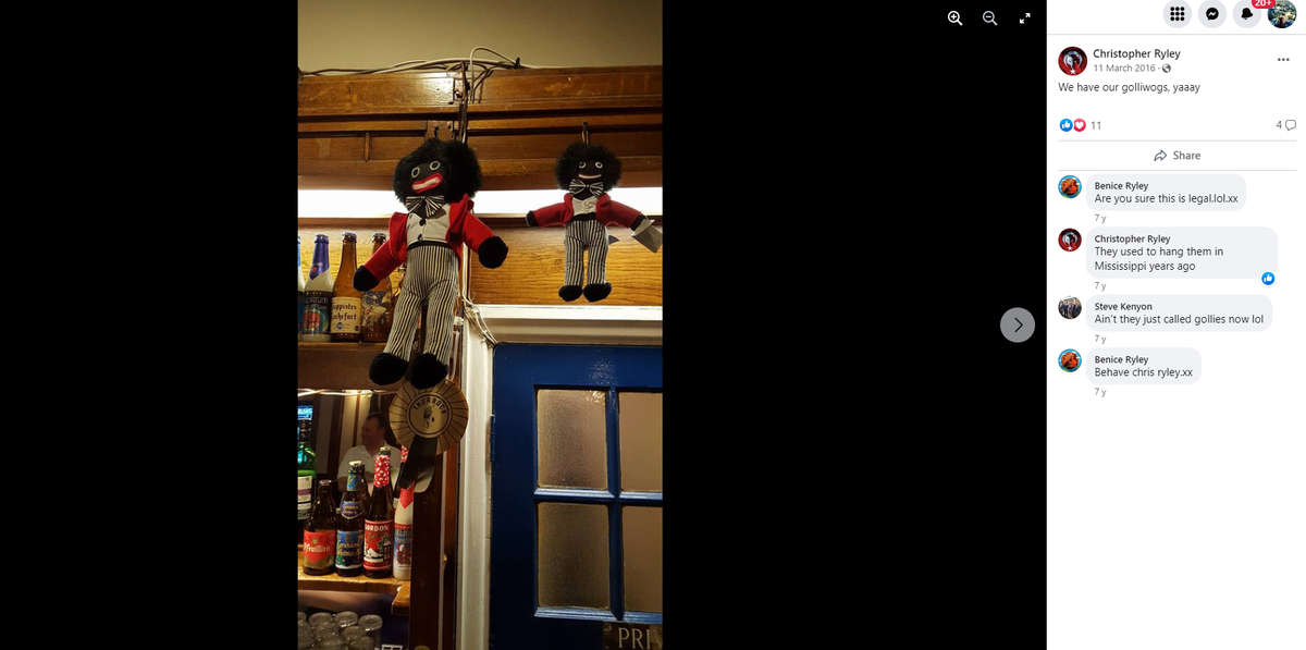 Revealed: Pub landlord in golli*** row joked about US lynchings and posted far-right propaganda on Facebook