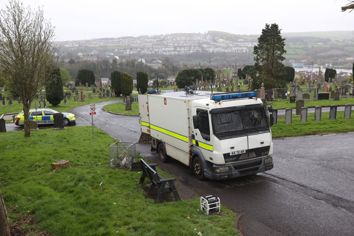 Four suspected pipe bombs found in Derry cemetery hours before Biden visit