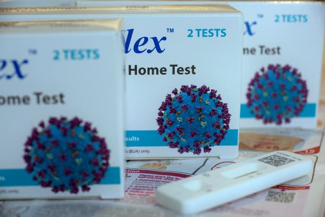 Virus Outbreak COVID Home Test