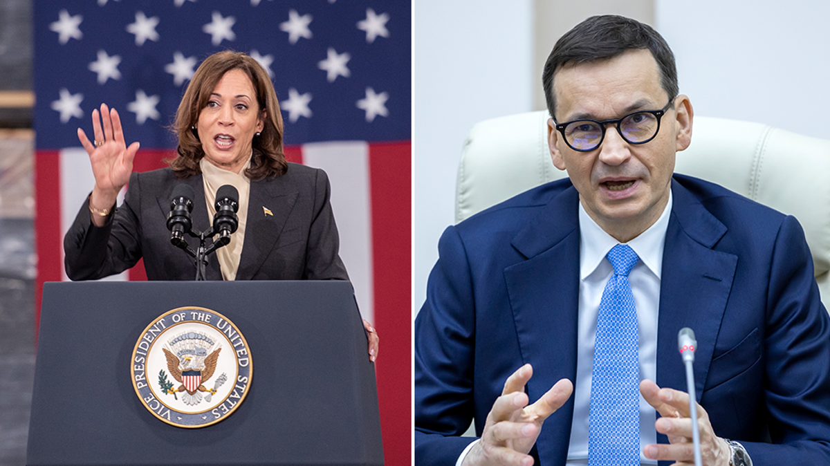 Watch live as Kamala Harris meets with Poland&rsquo;s prime minister to strengthen defence ties