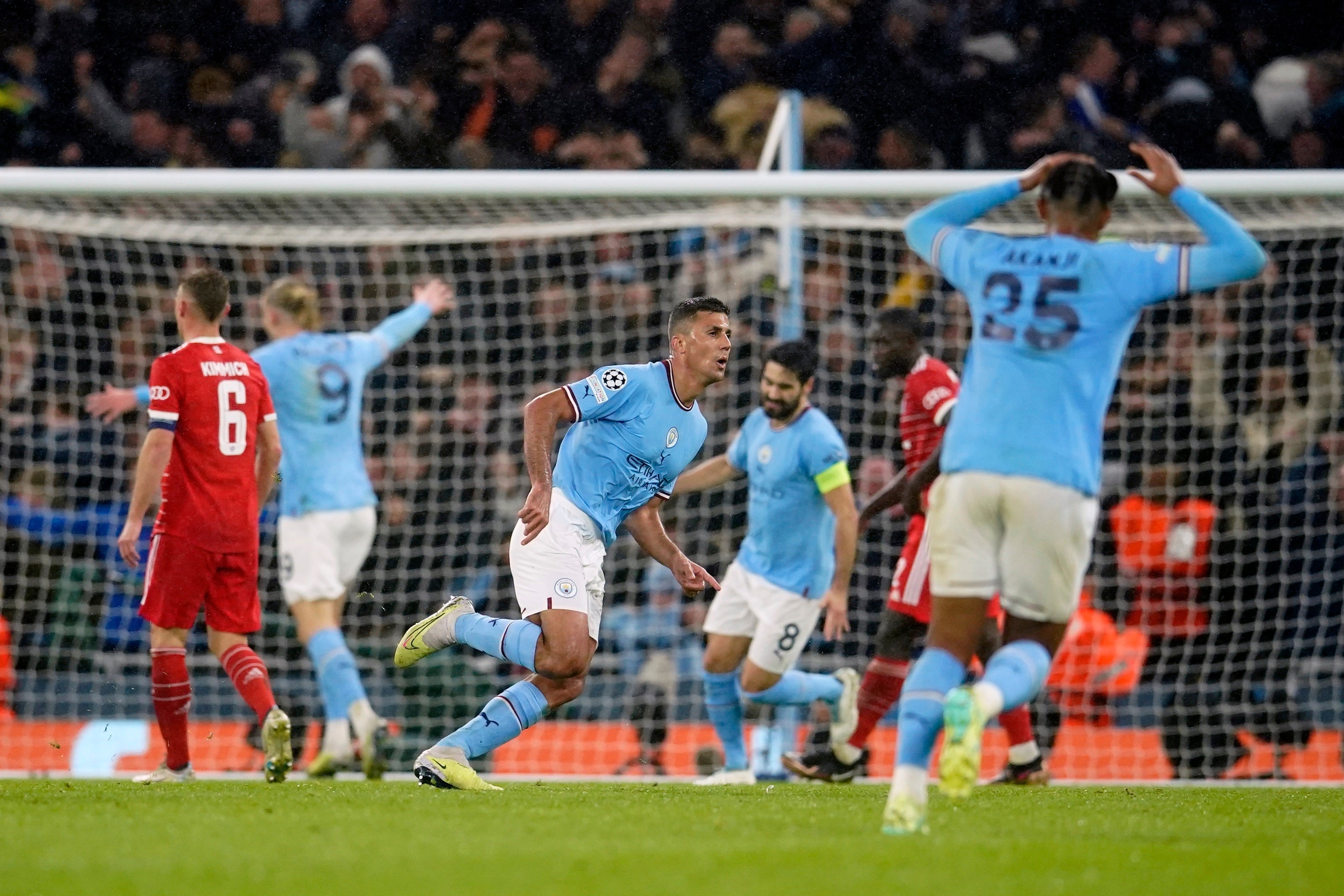 Rodri curled home a stunning opening goal