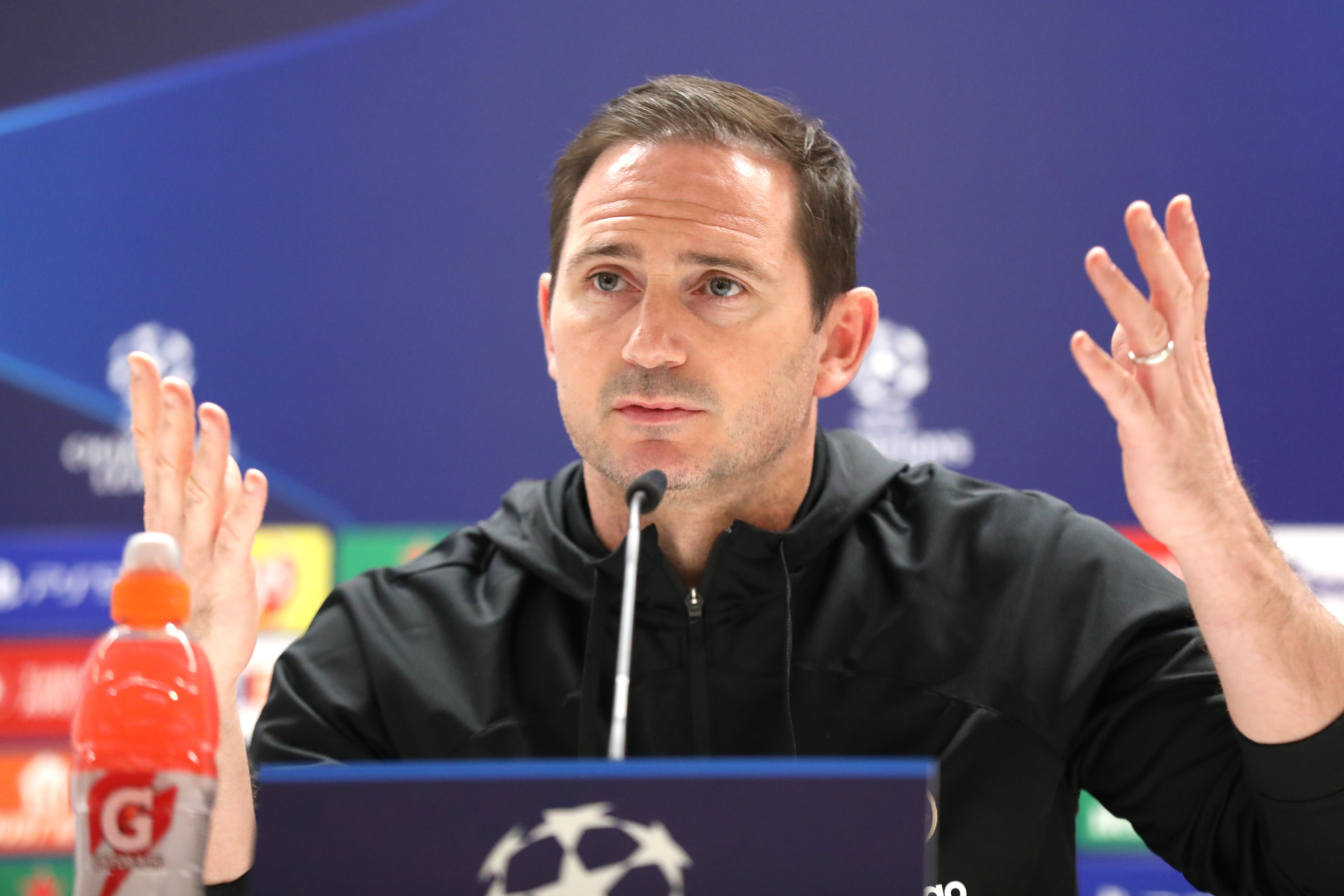 Europe offers Chelsea a break from their Premier League struggles, says Frank Lampard (Isabel Infantes/PA)