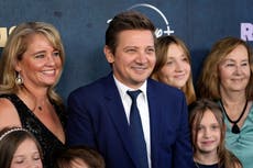 Jeremy Renner makes first red carpet appearance since snowplough accident