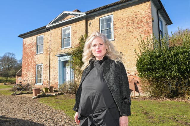 <p>The aristocrat at the centre of the bitter tenancy row is a former burlesque dancer turned sex coach</p>