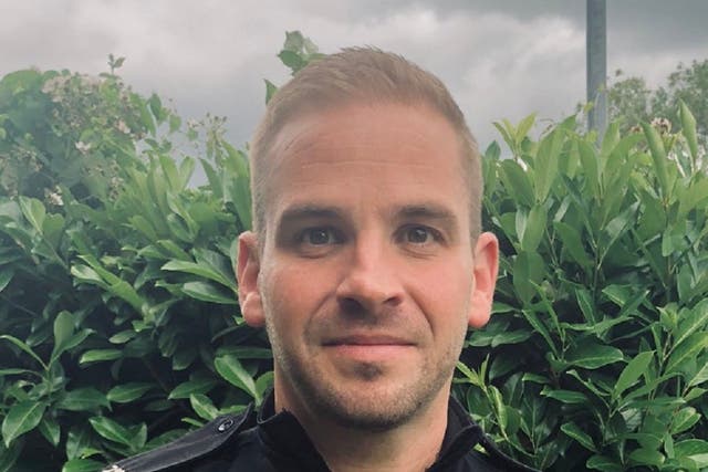Pc Andy Boardman, who died while responding to a police incident for West Mercia Police (West Mercia Police/PA)