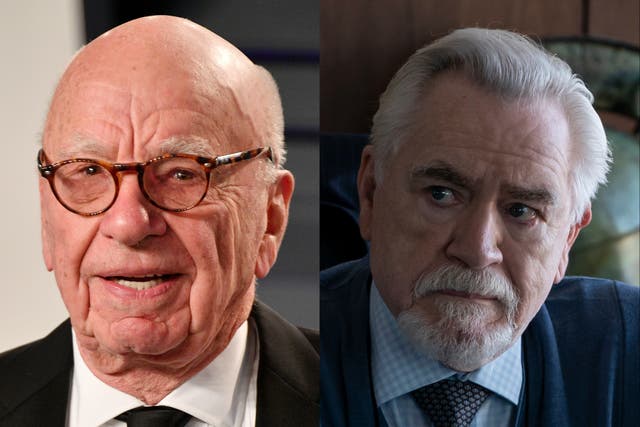 <p>Rupert Murdoch and Brian Cox in ‘Succession'</p>