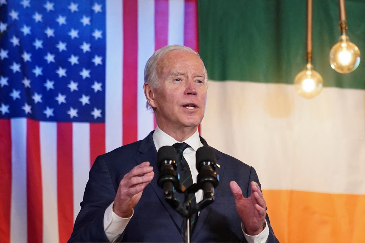 Biden visit &ndash; latest news: US president meets Irish leader Michael D Higgins in Dublin