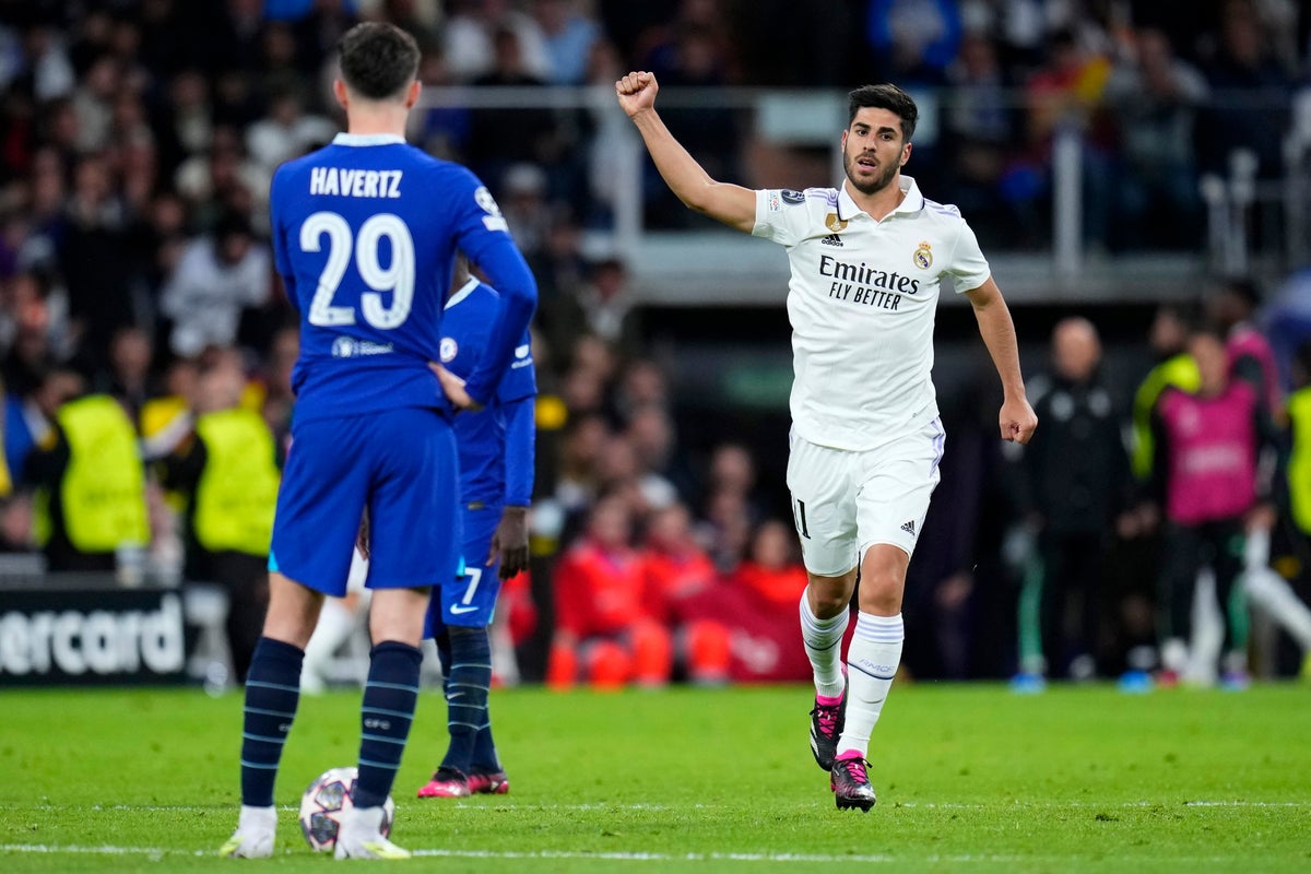 Ten-man Chelsea escape with hope after a Champions League lesson by Real Madrid