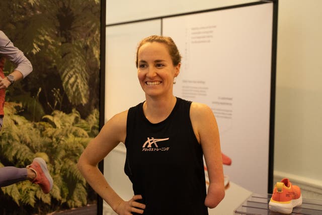 Claire Cashmore on how to get started with new fitness goals (ASICS/Ross Brackley/PA)