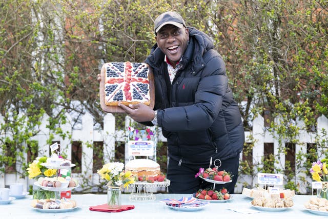 Ainsley Harriott joined Coronation Big Lunch organisers (Kirsty O’Connor/PA)