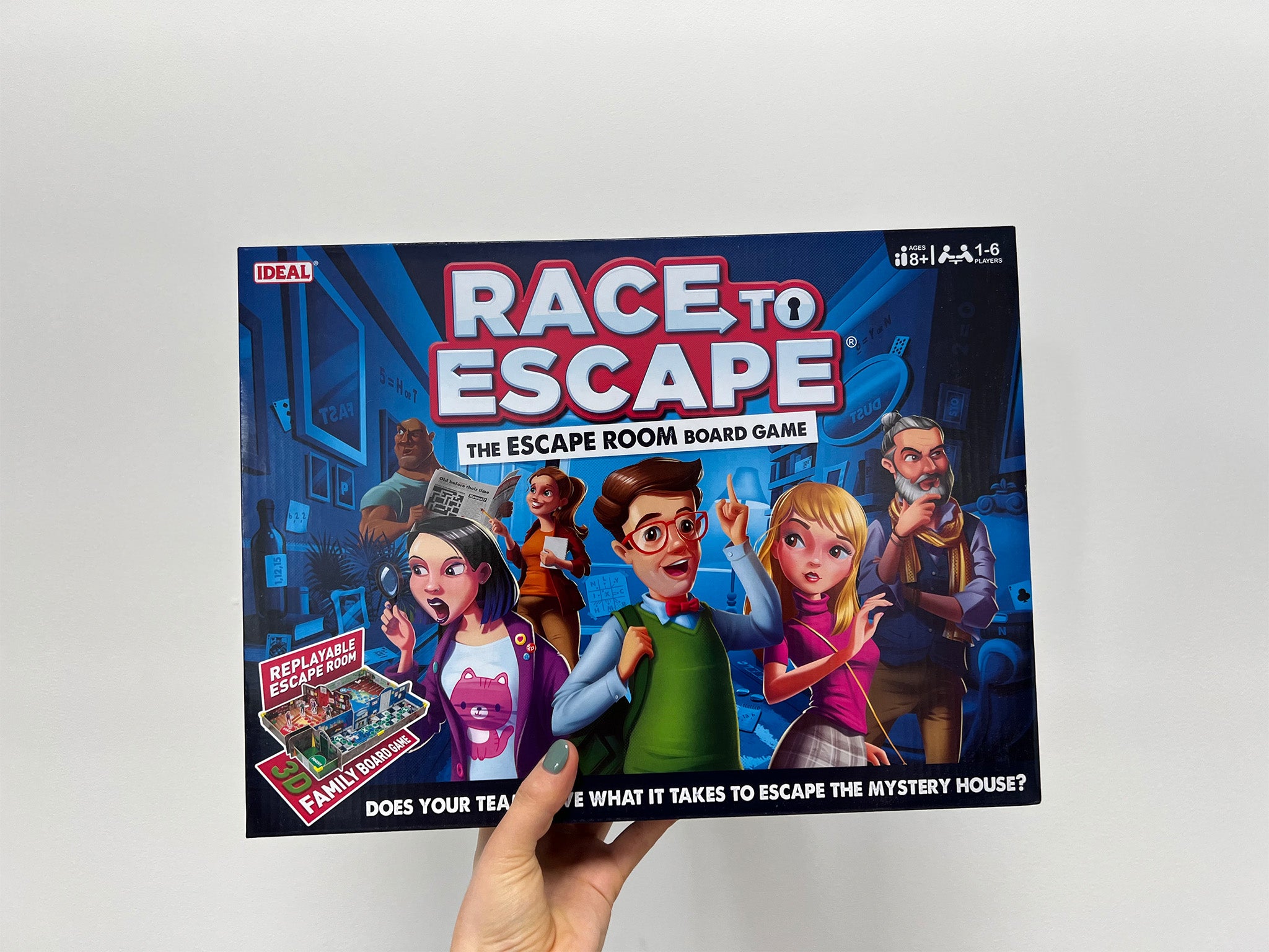 Race to escape: The 3D replayable escape room board game
