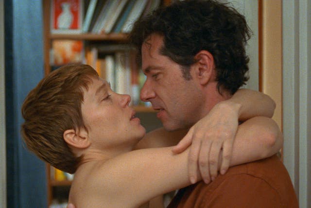 <p>Léa Seydoux and Melvil Poupaud in ‘One Fine Morning’</p>