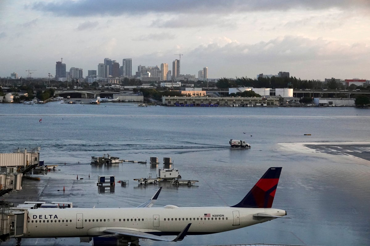 Fort Lauderdale airport under water as south Florida is hit with historic flooding