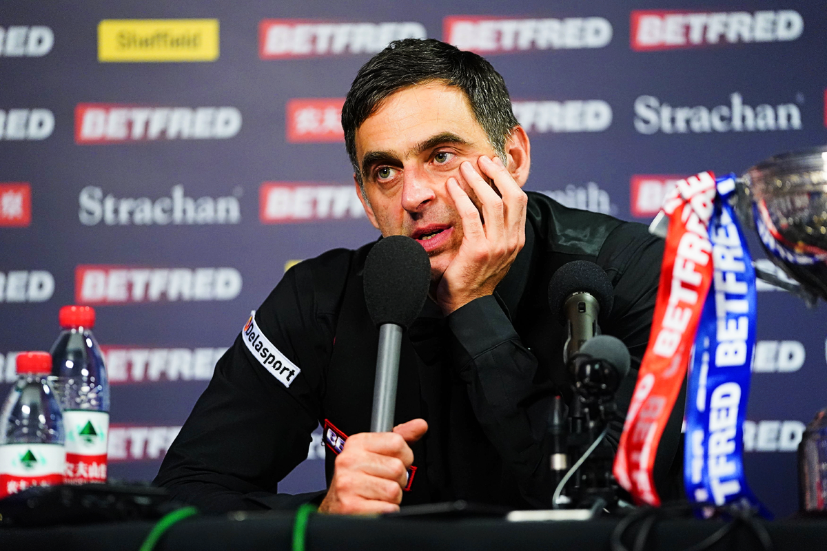 Snooker needs Ronnie O’Sullivan’s chaotic genius to save it from scandal and feud