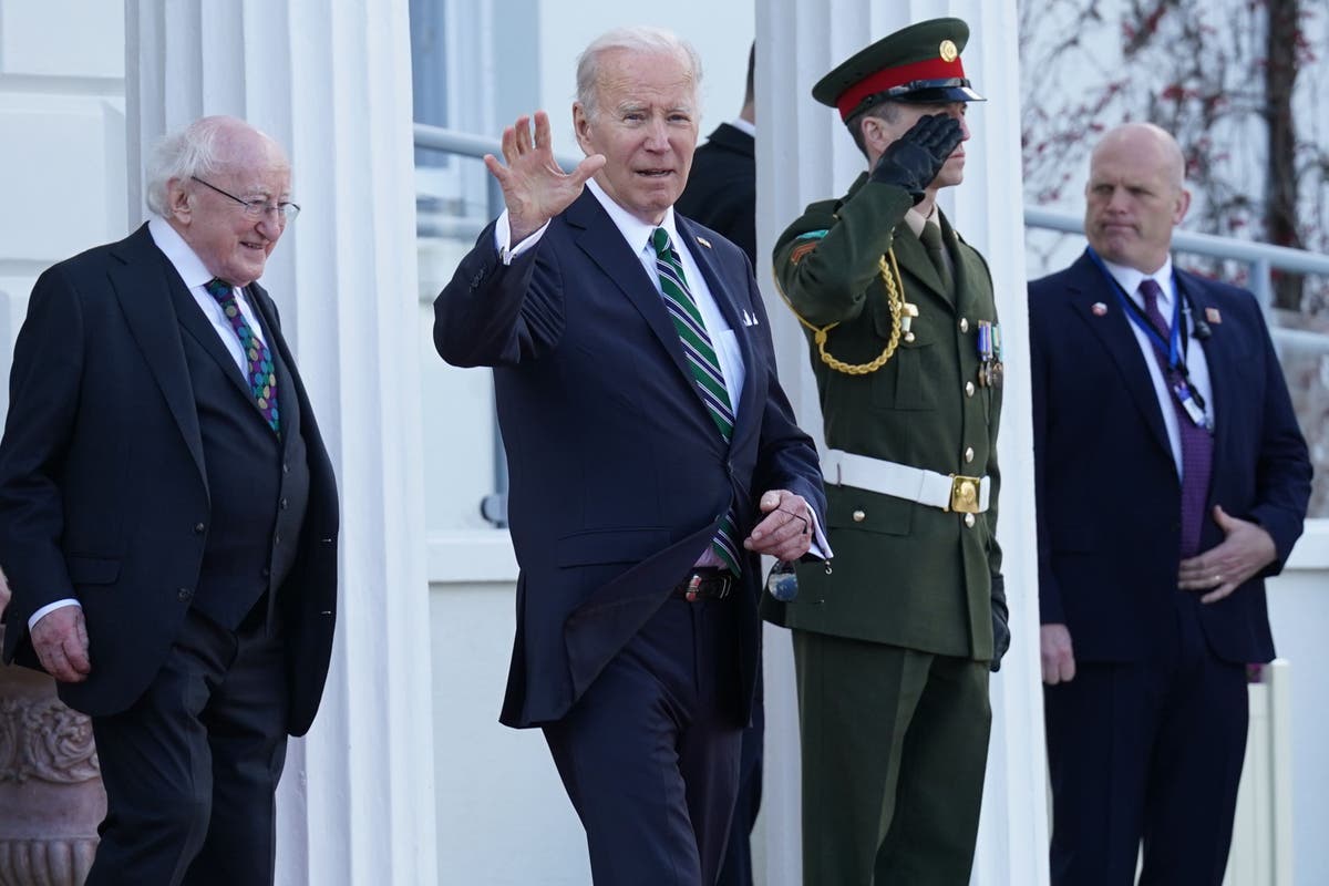 Biden urges return of powersharing after visit to Irish president | The ...