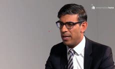 Watch: Rishi Sunak says ‘100 per cent’ of women do not have a penis