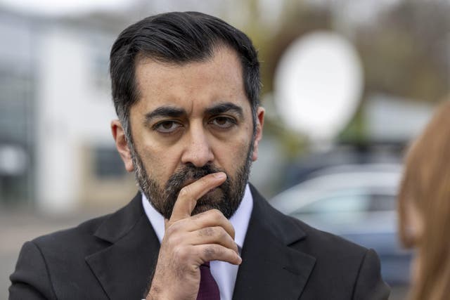 First Minister Humza Yousaf said Scots are more concerned about the cost of living than the SNP’s internal struggles (Robert Perry/PA)
